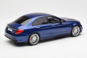 Mercedes AMG C63 S W205 Bleu GT Spirit 1:18 ZM044 Résine — image 2 sur 6