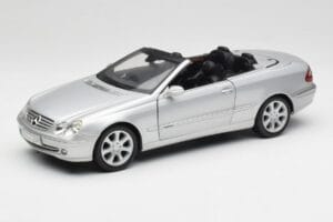 Mercedes CLK 500 Cabriolet Elegance A209 Argent Kyosho 1:18 B66962172 Métal