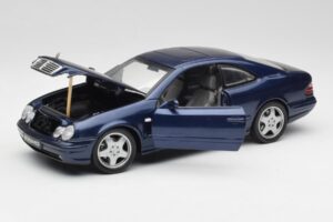 Mercedes CLK 55 AMG C209 Bleu Métallique Anson 1:18 30343 Métal — image 2 sur 8