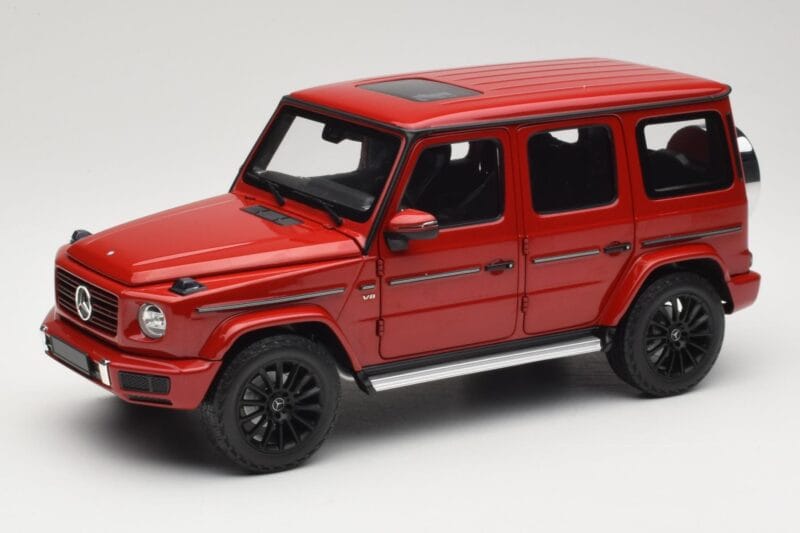 Mercedes G 500 W463 Rouge Minichamps 1:18 110037101 Métal