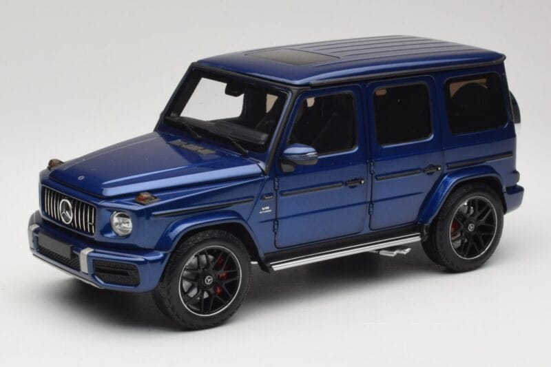 Mercedes G 63 AMG W463 Blue Metallic Minichamps 1:18 110037061 Métal