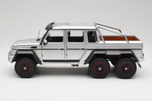 Mercedes AMG G63 W463 6x6 Iridium Argent AUTOart 1:18 76301 Composite — image 4 sur 8