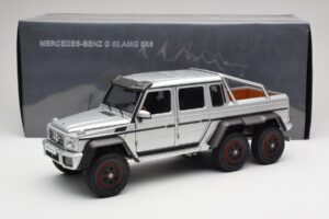 Mercedes AMG G63 W463 6x6 Iridium Argent AUTOart 1:18 76301 Composite — image 8 sur 8