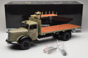 Mercedes L6600 Rungewagen Gris Noir Minichamps 1:18 109031050 Métal — image 8 sur 8