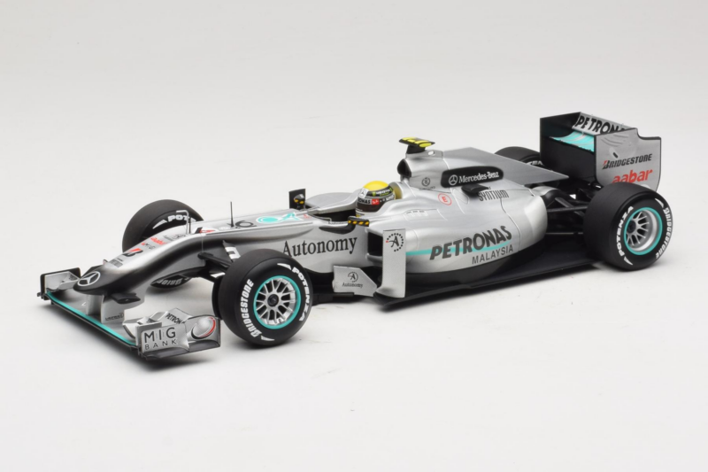 Mercedes MGP W01 #4 N. Rosberg Mercedes GP 2010 Minichamps 1:18 110100004 Métal