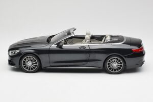 Mercedes S-Class Cabriolet A217 Magnetite Noir Métallisé Norev 1:18 B66960354 Métal — image 4 sur 8