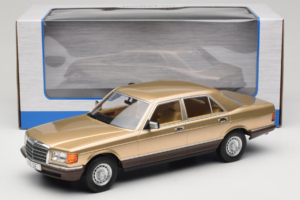 Mercedes S-Class W126 Metallic Beige MCG 1:18 MCG18548 Métal — image 6 sur 6