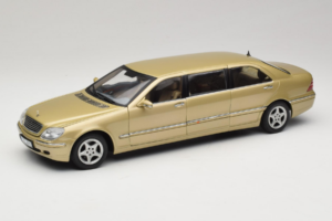 Mercedes S-Class W220 Pullman Gold Metallic Sun Star 1:18 4113 Métal