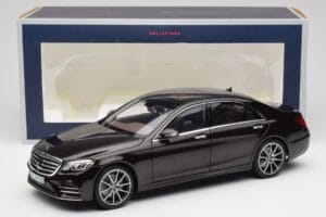 Mercedes S-Class W222 AMG Line Ruby Noir Metallic Norev 1:18 183483 Métal — image 8 sur 8