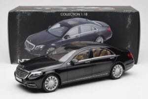 Mercedes S-Class W222 Noir Metallic Norev 1:18 183480 Métal — image 8 sur 8