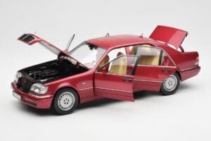 Mercedes S500 W140 Rouge Metallic Norev 1:18 183579 Métal — image 2 sur 8