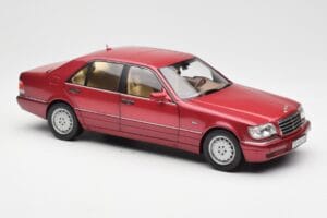 Mercedes S500 W140 Rouge Metallic Norev 1:18 183579 Métal — image 6 sur 8
