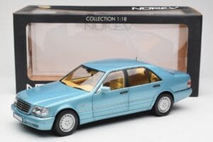 Mercedes S500 W140 Turquoise Métallisé Norev 1:18 183561 Métal — image 8 sur 8