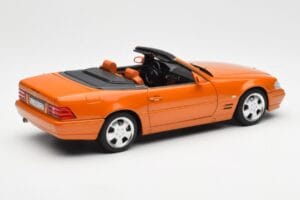 Mercedes SL 500 R129 Orange Metallic Norev 1:18 183752 Métal — image 3 sur 8