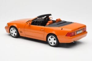 Mercedes SL 500 R129 Orange Metallic Norev 1:18 183752 Métal — image 7 sur 8