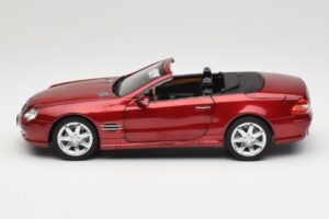 Mercedes SL 500 R230 Red Metallic Édition Limitée Norev 1:18 183841 Métal — image 4 sur 8