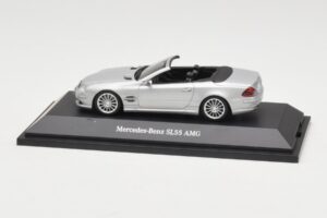 Mercedes SL 55 AMG R230 Argent Minichamps 1:43 B66962347 Métal