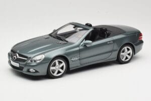 Mercedes SL R230 Amiant Green Minichamps 1:18 B66962389 Métal