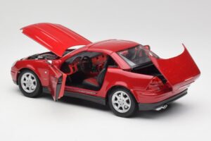 Mercedes SLK 230 R170 Rouge Maisto 1:18 56023 Métal — image 6 sur 9