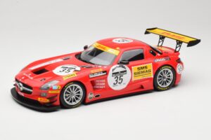 Mercedes SLS AMG GT3 #35 T. Heyer / T. Jager 24 Hours of Spa 2011 Minichamps 1:18 B66960196 Métal