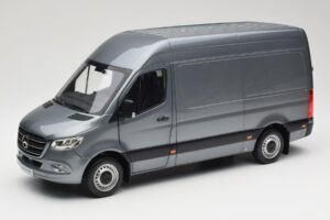 Mercedes Sprinter W907 Fourgon Selenite Grey Metallic Norev 1:18 B66004163 Métal