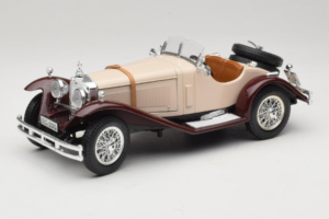 Mercedes SSK Beige & Rouge Foncé Bburago 1:18 3009-M4 Métal