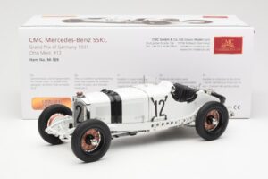Mercedes SSKL #12 O. Merz German GP 1931 CMC 1:18 M-189 Métal — image 6 sur 6