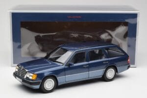 Mercedes 300D W124 T-Modell Nautical Bleu Norev 1:18 183962 Métal — image 8 sur 8