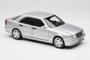 Mercedes C36 AMG W202 Silver Metallic Norev 1:18 183380 Métal — image 6 sur 8