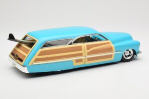 Mercury Merc Woodie Bleu Hot Wheels 1:18 27806 Métal — image 3 sur 8