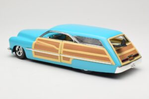 Mercury Merc Woodie Bleu Hot Wheels 1:18 27806 Métal — image 7 sur 8