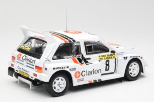 MG Metro 6R4 #8 P. Eklund / D. Whittock Rally Finland 1986 Sun Star 1:18 5536 Métal — image 3 sur 8