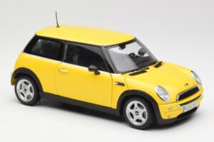 Mini Cooper One R50 Pack Aérodynamique Jaune Kyosho 1:18 80430148553 Métal — image 6 sur 8