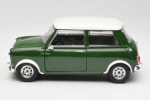 Mini Cooper S British Racing Vert & Old English Blanc Solido 1:18 8021 Métal — image 4 sur 8