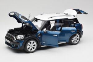 Mini Countryman F60 Island Bleu & Blanc Kyosho 1:18 80432447940 Métal — image 2 sur 8