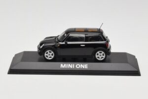 Mini One R50 Noir Avec Toit Noir Minichamps 1:43 MINI005 Métal