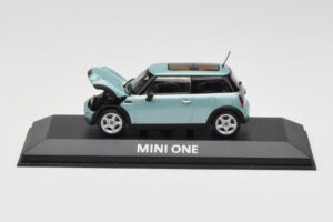 Mini One R50 Vert Clair Avec Toit Vert Clair Minichamps 1:43 MINI003 Métal