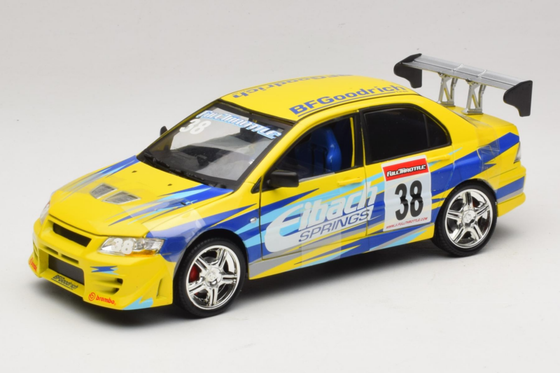Mitsubishi Lancer EVO VII Fast & Furious Tokyo Drift Joyride 1:18 53607B Métal
