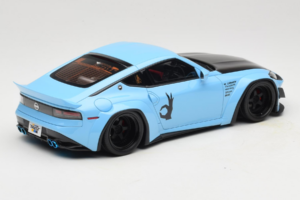 Nissan Fairlady Z RZ34 Pandem China Blue Black GT Spirit 1:18 GT943 Résine — image 2 sur 6