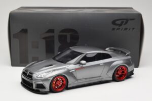Nissan GT-R R35 Prior Design Gris GT Spirit 1:18 GT243 Résine — image 6 sur 6