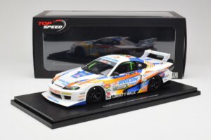 Nissan Silvia S15 LB-Super Silhouette #555 Formula Drift Japan 2023 TopSpeed 1:18 TS0586 Résine — image 6 sur 6