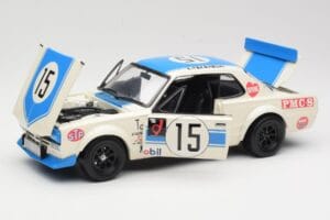 Nissan Skyline 2000GT-R KPGC10 #15 K. Takahashi Nissan Works JTCC 1972 Kyosho 1:18 08122B Métal — image 2 sur 8