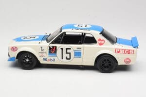 Nissan Skyline 2000GT-R KPGC10 #15 K. Takahashi Nissan Works JTCC 1972 Kyosho 1:18 08122B Métal — image 4 sur 8