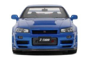 Nissan Skyline GT-R R34 NISMO Z-Tune Bayside Blue Otto 1:12 G082 Résine — image 2 sur 4