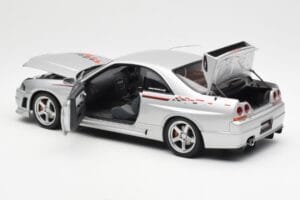 Nissan Skyline GT-R R33 R-Tune Argent AUTOart 1:18 77326 Métal — image 5 sur 8