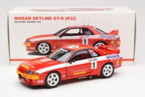 Nissan Skyline GT-R R32 #1 J. Richards / M. Skaife Bathurst 1000 Winner 1992 AUTOart 1:18 89279 Métal — image 8 sur 8