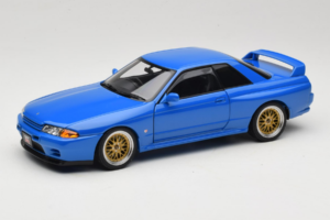 Nissan Skyline GT-R R32 V-Spec II Tuned Bleu AUTOart 1:18 77415 Métal