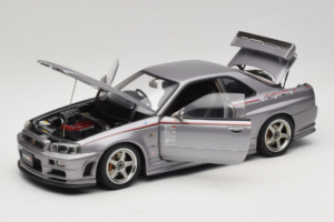 Nissan Skyline GT-R R34 Nismo S-Tune Argent AUTOart 1:18 77358 Métal — image 2 sur 8