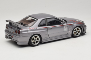 Nissan Skyline GT-R R34 Nismo S-Tune Argent AUTOart 1:18 77358 Métal — image 3 sur 8