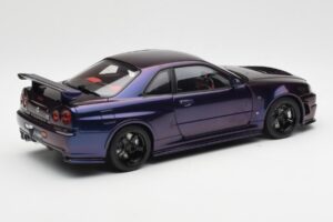 Nissan Skyline GT-R R34 NISMO Z-Tune Midnight Violet III AUTOart 1:18 77464 Composite — image 3 sur 8